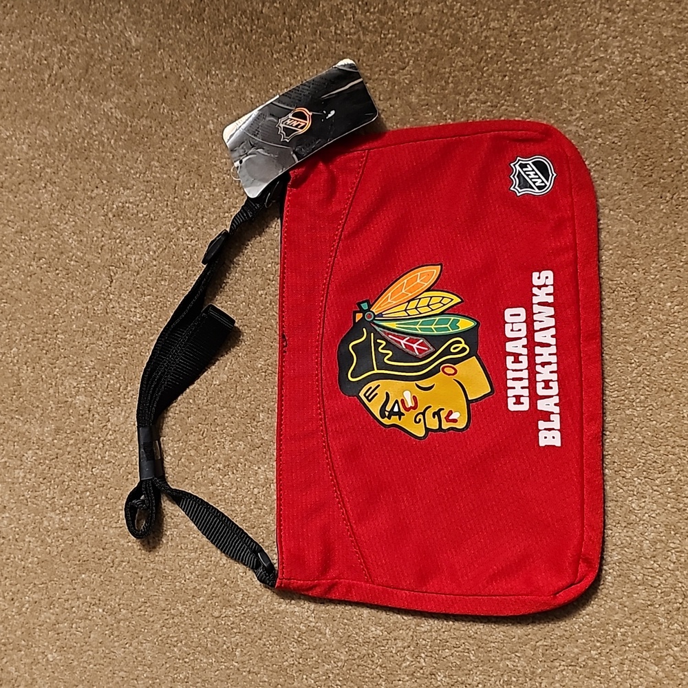 Profanity NHL Chicago Blackhawks Messenger Polyester Zipper Bag